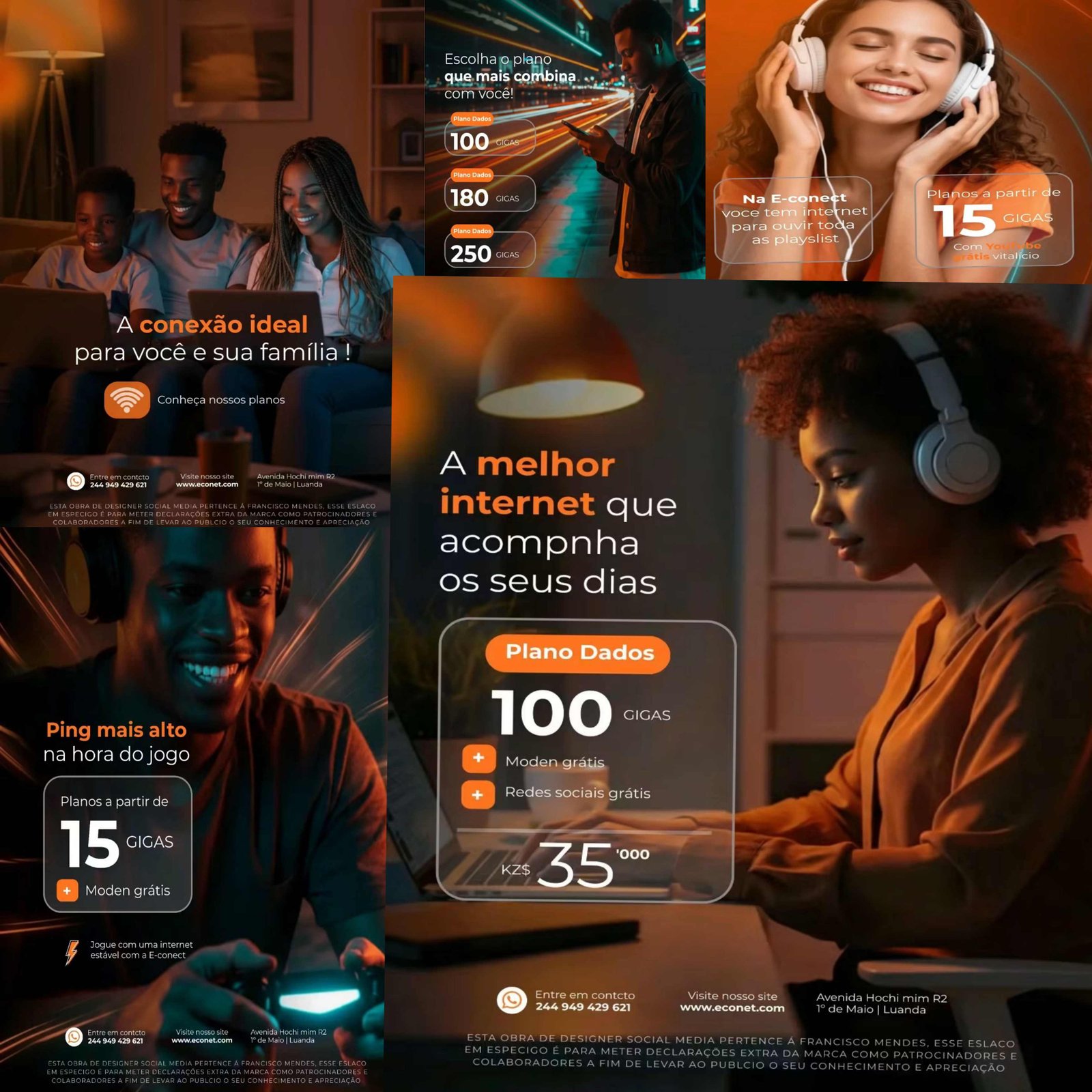 Campanha Digital Social Media para a E-Conect
