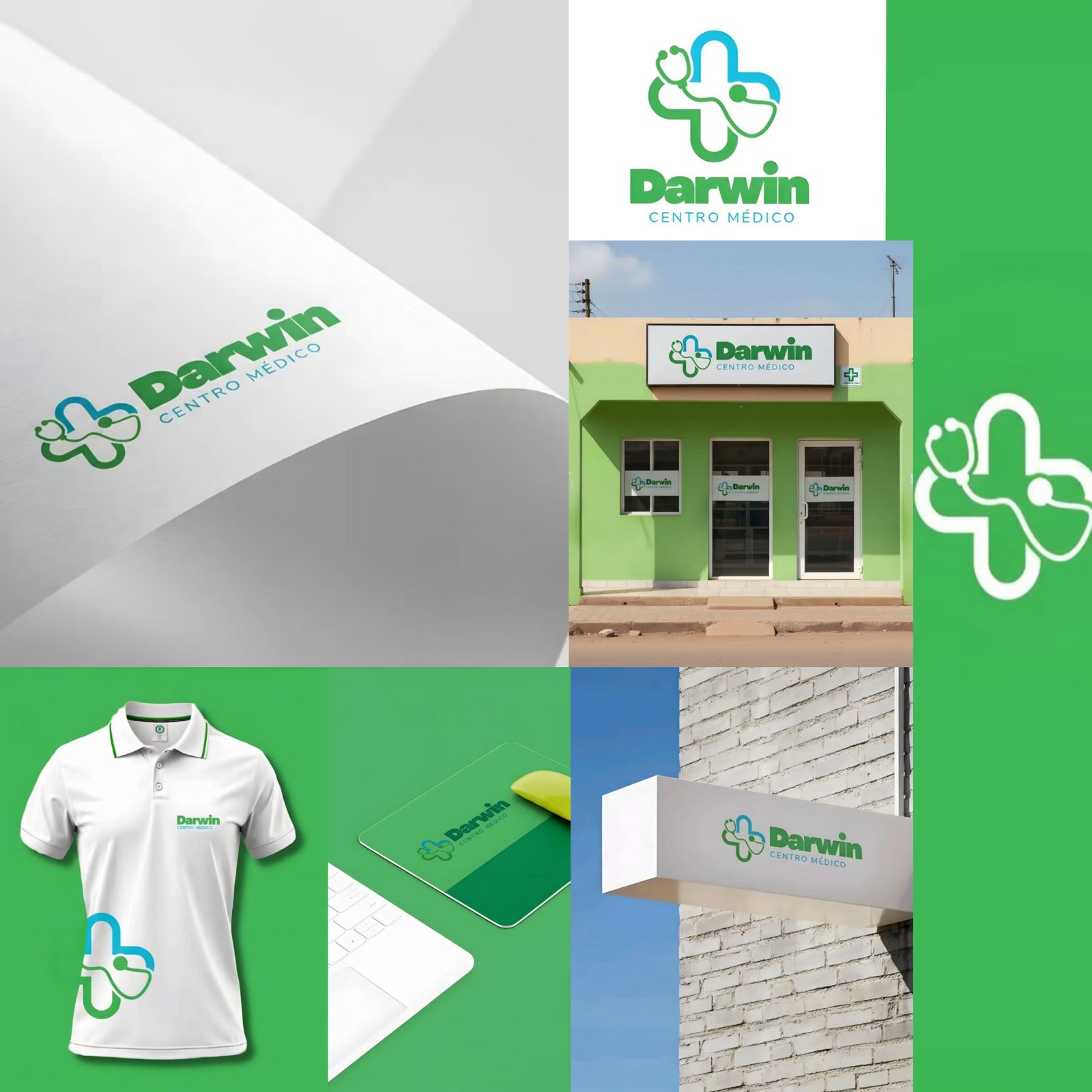 Identidade Visual Desenvolvida para Darwin Centro Medico